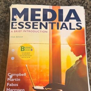 Media Essentials Storage Binder in Orange and White